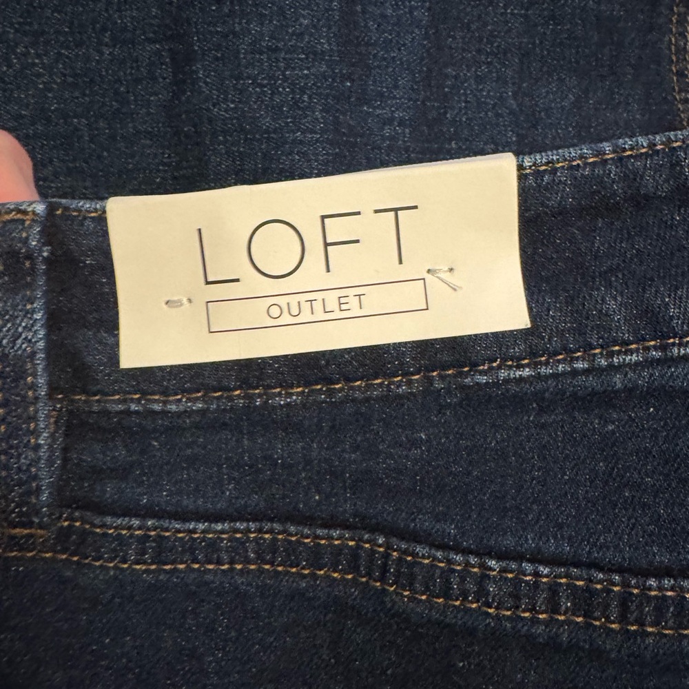 NWT LOFT mid rise skinny curvy jeans size 12 - Picture 5 of 7